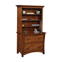 Master Lateral File  Cabinet With Bookcase