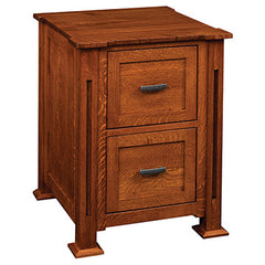 Parker Mission 2 Drawer File Cabinet