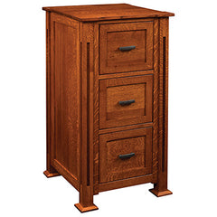 Parker Mission 3 Drawer File Cabinet