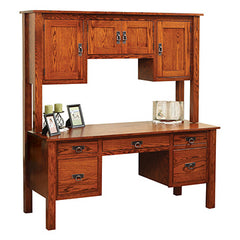 Post Mission Desk With Hutch