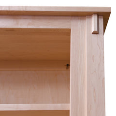 Exquisite Pair of Hard Maple Bookcase
