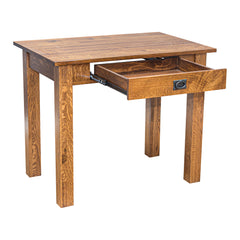Amish Heavy 3" Legs Desk,  Character Quarter Sawn Oak