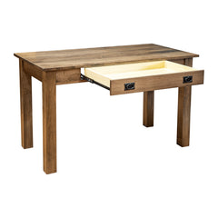 Amish Heavy 3" Legs Desk,  Brown Maple  Cocoa