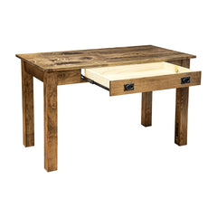 Amish Heavy 3" Legs Desk,  Brown Maple  Jacobean