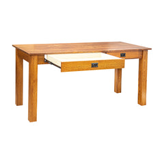 Amish Heavy 3" Legs Desk, 1/4 Sawn Oak