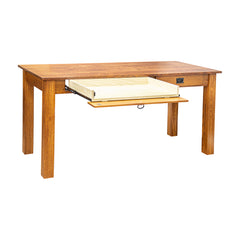 Amish Heavy 3" Legs Desk, 1/4 Sawn Oak