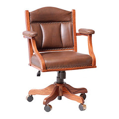 Leather Office Desk Arm Chair