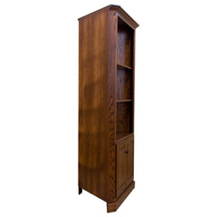 Amish Traditional Corner Wall Bookcase