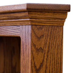 Amish Corner Bookcase