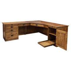 80" L-Shaped Mission Desk