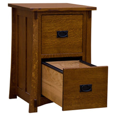 22" Amish Mission Two-Drawer File Cabinet