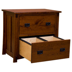 35" Amish Mission 2-Drawer Lateral File Cabinet
