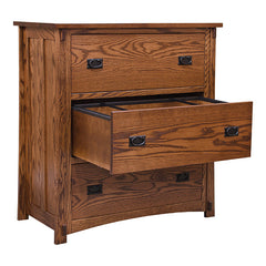 Dutch Mission 3 Drawer Lateral File