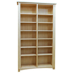 48" x 84" Amish Mission Hard Maple Bookcase