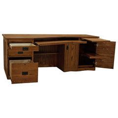 80" Amish Mission Wedge Desk