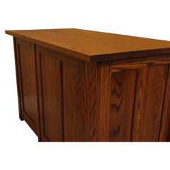 48" x 24" Mission Four Drawer Desk
