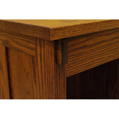 48" x 24" Mission Four Drawer Desk