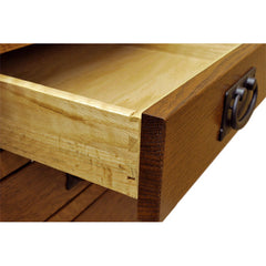 72" Mission Seven Drawer Desk