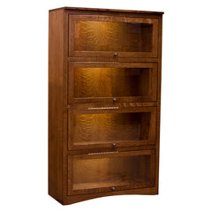 Lawyers Bookcase- 1/4 White Oak