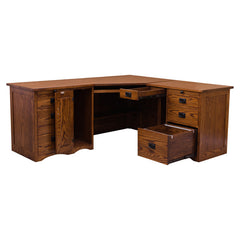 74" Mission Wedge Desk