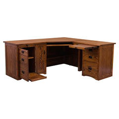 74" Mission Wedge Desk
