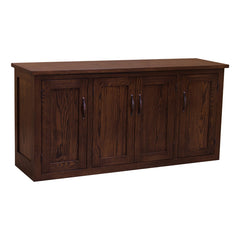 60" Red Oak Credenza