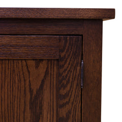 60" Red Oak Credenza