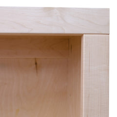 Contemporary Bookcase - Natural Finish