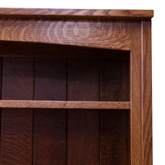 Tempe Bookcase w / Shiplap Back