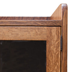 Mission Bookcase w/ Glass Doors