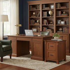 Parker Mission 2 Drawer File Cabinet