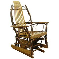 Amish-Made Bent Hickory & Oak Rocking Chair