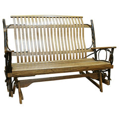 60" Amish Hickory Glider