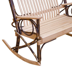 Amish Hickory Double Rocker