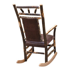Hickory Rocker w/ Upholstered Back