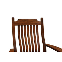 Amish Mission Wood Seat Arm Glider