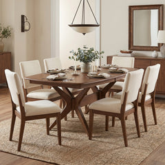 Rena Double Pedestal Table