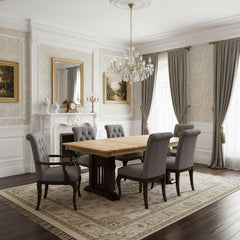 Ridge Mission Table w/ Four Leaves