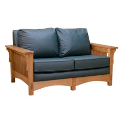 Mission Spindle Love Seat
