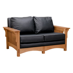 Mission Spindle Love Seat