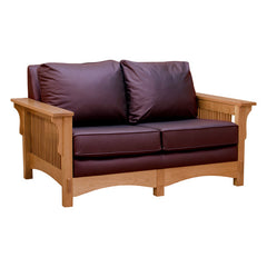 Mission Spindle Love Seat