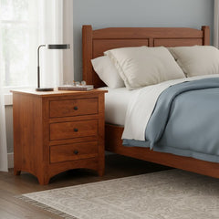 Shaker 3 Drawer Nightstand