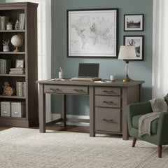 Single. Pedestal Desk