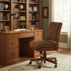 Upholstered Fabric Office Chair