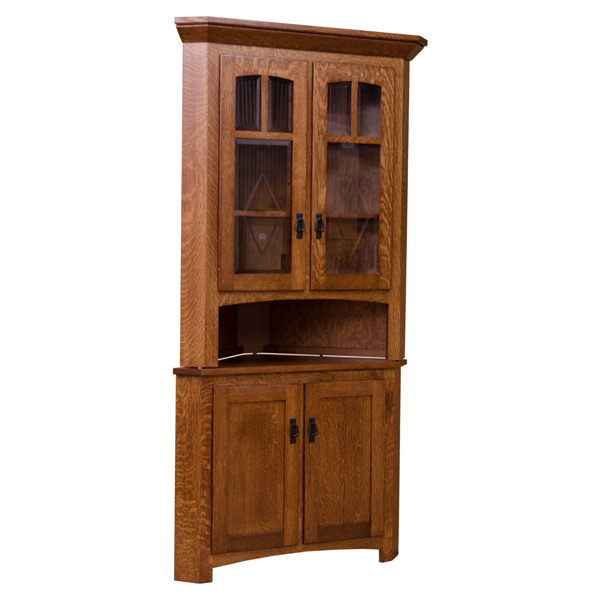 corner china cabinet