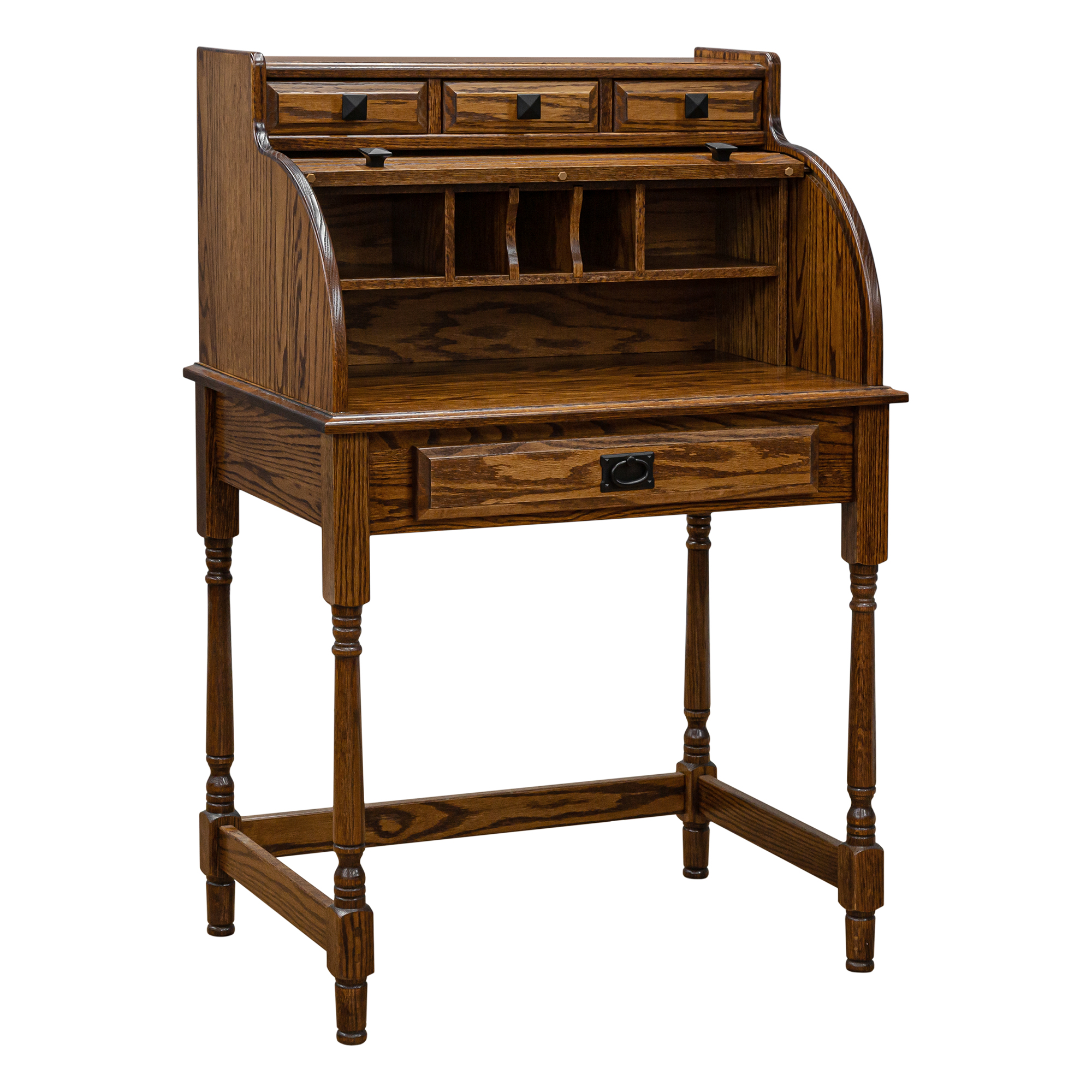 Narrow roll top desk sales
