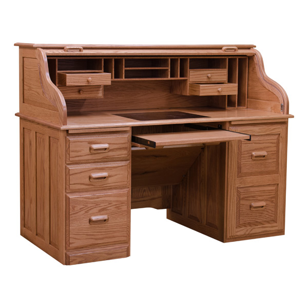 Roll Top Desk Red Oak Desks Barn Furniture