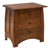 Aspen 3 Drawer Nightstand