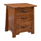 Greene & Greene 3 Drawer Nightstand