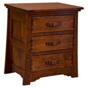Greene & Greene Cloud Lift 3-Drawer Nightstand
